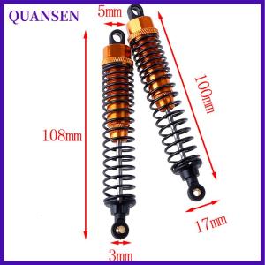 QUANSEN โช้คอัพ108004อะลูมิเนียมอัลลอย2ชิ้นเหมาะสำหรับ HSP 1:10 94111 94188