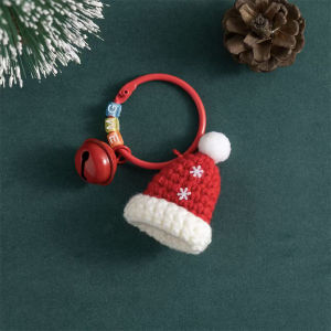 MillionGrid 2026 Giáng Sinh Crochet Santa Claus Keychain Mặt Dây Chuyền Túi Quyến Rũ Dễ Thương Handmade Sang Trọng Len Dệt Kim Trang Trí Món Quà Giáng Sinh
