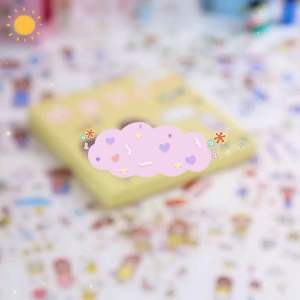 Random 4pcs Cute Cartoon Sticker