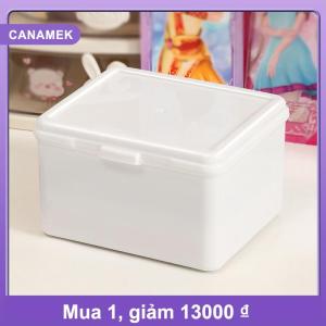 【CANAMEK】 Korean Transparent Storage Box Blind Box Card Photocard Storage Box Photo Card Organizer Classification Flip Box