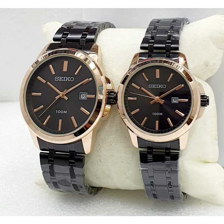 Jam tangan couple seiko original best sale