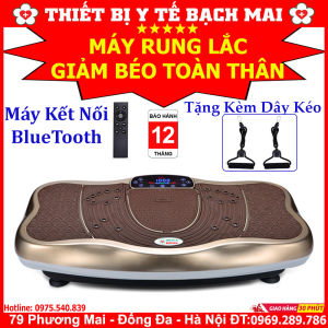 Máy Rung Lắc Toàn Thân Relax – Máy Giảm Béo Tại Nhà Tốc Độ Rung Khoẻ Kết Nối Nghe Nhạc Mp3