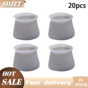 SDJZT 20pcs silicon Ghế chân sàn bảo vệ vớ bàn chân Pad sàn bảo vệ