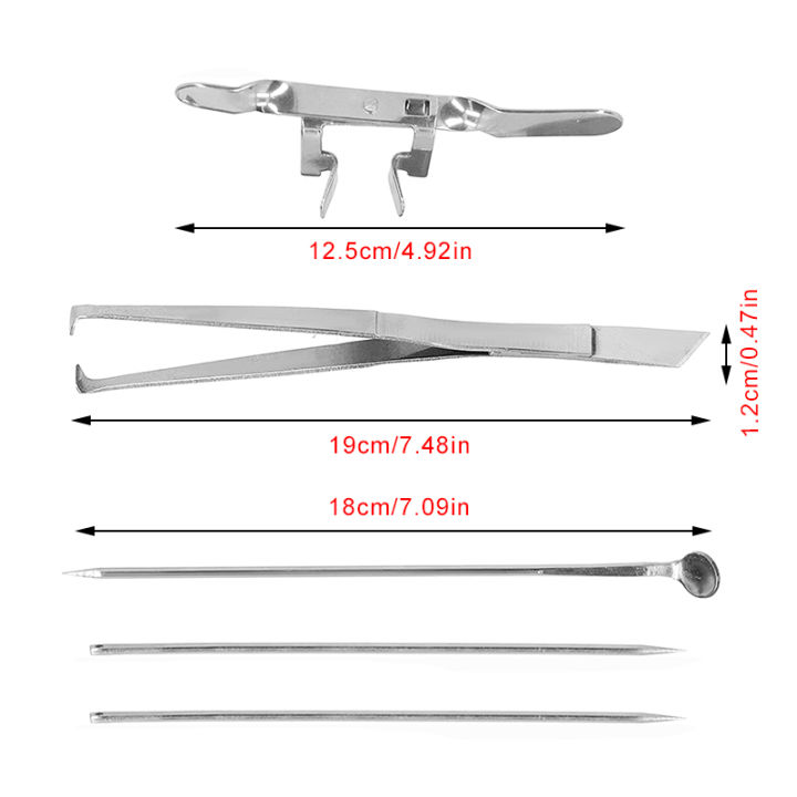Chicken caponizing set Stainless steel Caponizing tools for chicken ...
