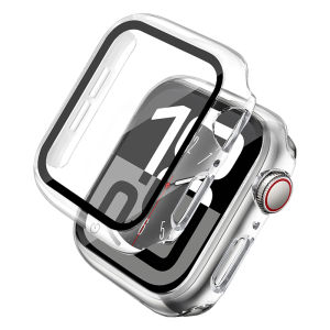 Case for Smart Watch Series 11/10 46mm 42mm Plastic Bumper Cover with Tempered Glass Screen Protector Cases 44mm 40mm 42mm 38mm 41mm 45mm lWatch Series 9 8 7 6 5 4 3 2 1 Series SE3/SE2/SE Case