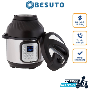 Nồi Áp Suất Kiêm Nồi Chiên Không Dầu Đa Năng Instant Pot 11In1 Dung Tích 7.6l Công Suất 1500W Nhập Đức BH 12 Tháng