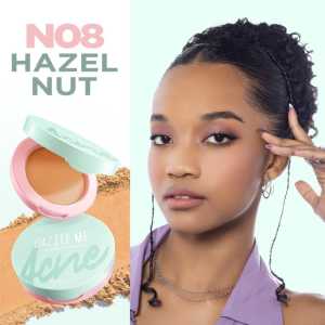 DAZZLE ME Acne Armor Flawless Flex Compact Powder | Bedak Padat Calming | Gentle for Acne Prone Skin