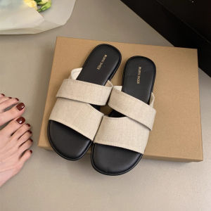 [Free Shipping] Super stylish flat sandals for women summer outdoor wear 2026 new model suitable for pairing with skirts beach vacation slip-on sandals
