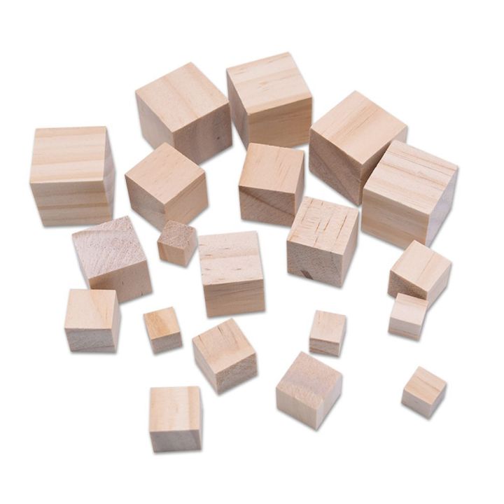 Eura Making Craft Puzzles Making Natural Wood Number Cubes Photo Blocks Hardwood Blocks Wooden 8414