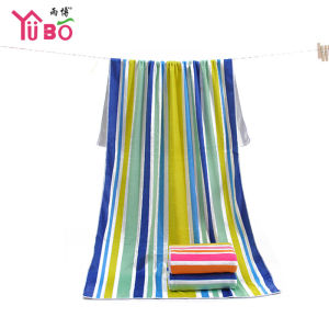 Rainbow ultra-fine fiber knitted polyester beach towel printed large bath towel available in various colors and patterns