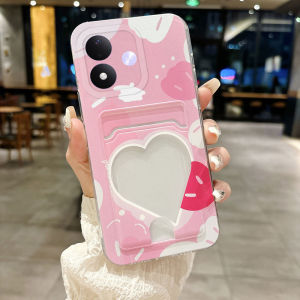 Phone Casing for Redmi Note 17 Pro Max 5G New 2026 Cute Heart-shaped Pattern with Card Pocket Design Silicone Soft Case for Redmi Note17 Pro Max 5G Phone Cover