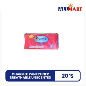 Charmee Pantyliner Breathable Unscented 20s - AllMart Online Grocery