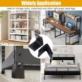 Metal Bed Frame End Caps L Shape Rubber Bed Frame Cover Feet 1-1/2" x 1-1/2" for Most Metal Bed Frame Angle Iron Caps Furniture Leg Protectors - 4 Pcs. 