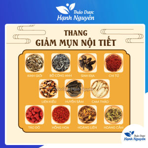 Giảm mụn nội tiết hiệu quả (Hồng hoa táo đỏ cam thảo liên kiều...) - Thảo Dược Hạnh Nguyên