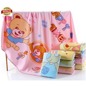 Handuk Mandi Bayi Bahan Premium Ukuran 50X100