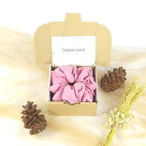 SCRUNCHIES gomy.id gift box hampers kado hadiah birthday gift anniversary ulang tahun wisuda sidang pacar teman sahabat cewek wanita perempuan pita ikat rambut cepol scrunchie murah unik terjangkau lucu estetik aesthetic