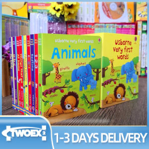 Usborne Very First Words Usborne Books Box Set of 10 Boardbook Brandnew for 2-4 Years