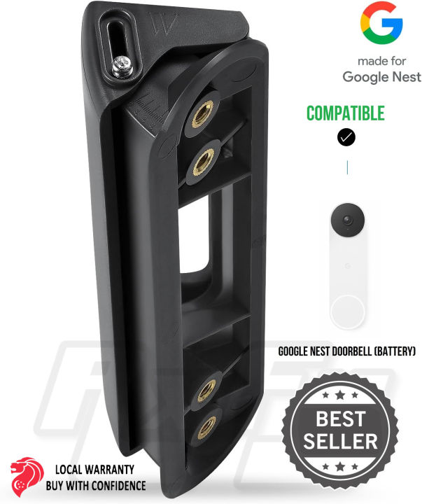 Google Nest Doorbell (Battery) Horizontal Adjustable Mount by