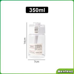 Nexlent 350/550ML Simplicity Water Bottle With Filter Transparent Plastic Portable Leak Proof Drink Cup