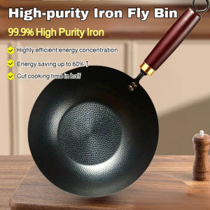 Soup Pot Wok / Handmade Hammered Big Belly Pot / Round Bottom Even Cooking / Home Kitchen Use / Housewives Kitchenware Enthusiasts