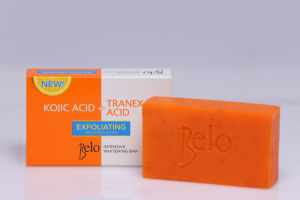 Belo Whitening Classic Extra Moisture and Exfoliating Lemon Scrub Soaps 65g.