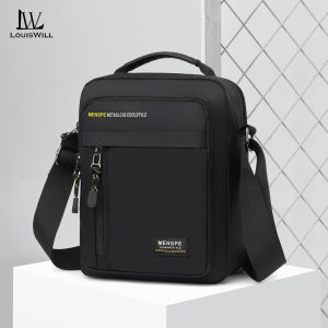 LouisWill Mens Bag Fashion Shoulder Bag Sling Bag Large Capacity Messenger Bag Crossbody Bag Business Bag Outdoor Sports Bag Leisure Bag Waterproof Portable Shoulder Bag Anti-Scratch Bag