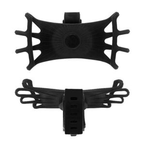 Elastic Silicone Mobile Phone Handlebar Holder Clamp Stand 360 Rotation for Motorcycle Bike Mtb