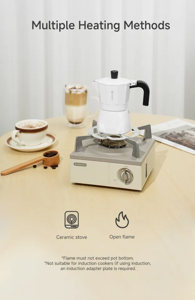 Simplus Moka Pot, 150ml Capacity, High-Pressure Extraction