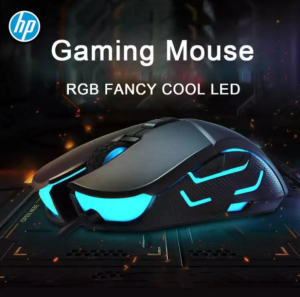 MGall Original HP G260 Wired Gaming Mouse RGB LED Optical Sensor Adjustable 500-4000DPI HighPrecisio