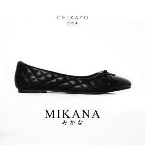 Mikana Quillow Chikayo Ballet Doll Shoes for women flats casual leather office school sapatos ribbon