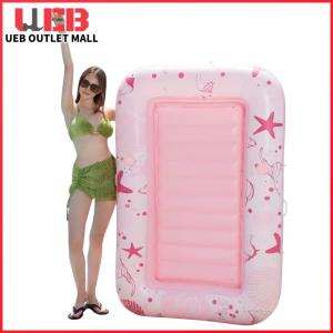 UEB PVC Pool Float Mattress Dual-Use Thicken for Beaches Lakes Water Sports