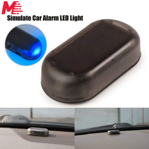 Car Solar Powerd Simulated Alarm Light Auto Anti-theft Warning LED Flashing Security Lamp Universal Car Accessories