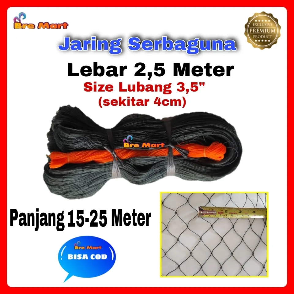 Jaring pagar ayam ukuran 2,5x25 meter bisa untuk pagar ayam