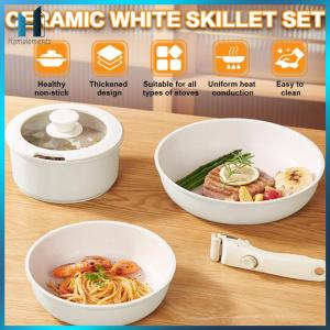 【Homelements】6Pcs Nonstick Cookware Sets with Detachable Handle Coating Pot Pan Set Stackable Cookware Set for Home Kitchen