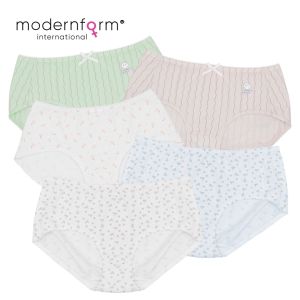 Modernform (4010) Women Fashion Design 3 In 1 Cotton Colorfull Panties Set