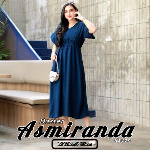 Daster Asmiranda Rayon Busui Resleting depan Daster Piyama
