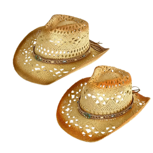 Handmade Straw Hat Elegant Wide Brimmed Decorated Sun Hat for Women Party British Beach Hat Straw Lady Knitted Straw Hat