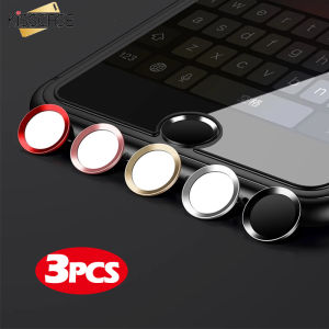 KISSCASE 3PCS Pack Universal Touch ID Home Touch ID Home Button Sticker High Sensitivity Fingerprint Identification Stickers for IPhone 5sFingerprint Home Button Sticker For iPhone 8 7 6 6S Plus 5 5S SE 5 iPad IOS Fingerprint Touch ID Anti Sweat Protector