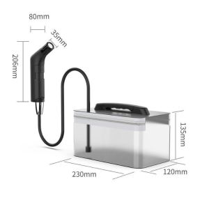 Portable Travel Bidet Electric Rechargeable Handheld Personal Bidet Sprayer for Personal Cleaning for Toilet with 2.3 liters Water container