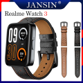 Đồng hồ thông minh Realme Watch 3 Vòng đeo tay bằng da Dây đeo đồng hồ realme watch 3 /2/2 pro Dây đeo cổ tay thay thế. 