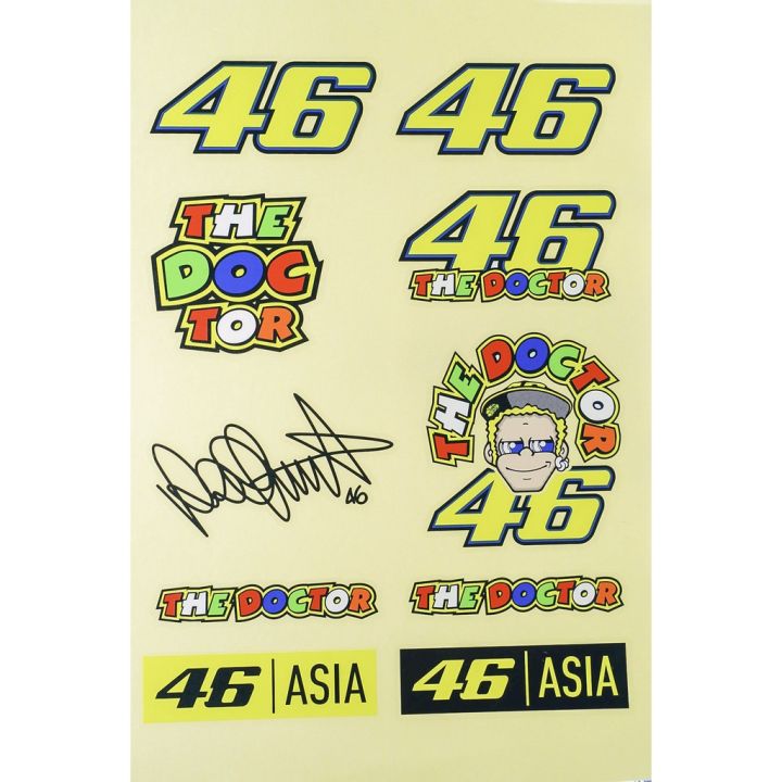 46 The Doctor - Valentino Rossi - Sticker | TeePublic