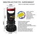 LAMPU LED MINI PROJECTOR PROJIE H4 Y7D SUPER BRIGHT MOBIL MOTOR. 