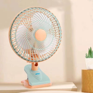 Desktop Clip Fan Electric Rechargable With Stand Shaking Head Mute Mini Portable Office Table Fan