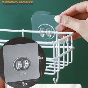 Adhesive ตะขอติดผนังตะขอติดกาวกันน้ําสําหรับห้องครัวห้องน้ําสติกเกอร์ติดผนังแบบมีกาวในตัวตะขอแขวนติดผนังที่ทนทาน