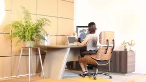 Lounge chair office chair single person leather boss computer chair comfortable ergonomic sedentary