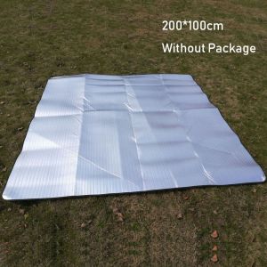 ZOOGGJZ 4 Size Outdoor Accessories Foldable EVA Camping Mat Picnic Beach Mattress Aluminum Foil Folding Sleeping Mats