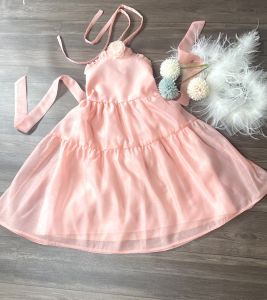 Váy trẻ em đầm bé gái ( vải 2 lớp) thiết kế cao cấp (từ 1 đến 8 tuổi)