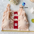 (1-3pcs)Sports Bra With Changeable Foam Plain White Sando Baby Bra Free Size 9-14yrs. 