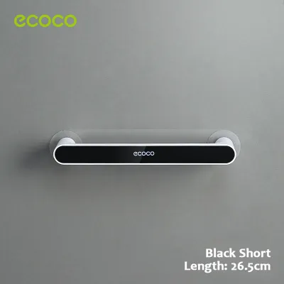 Ecoco Towel Rack Hanging Holder Shelf Organizer Adhesive Bathroom Kitchen Towel Holder Slipper Rack