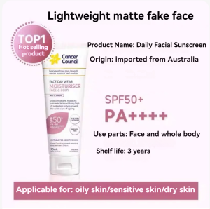 Australian Cancer Council Sunscreen SPF50+Sunscreen Body Sunscreen